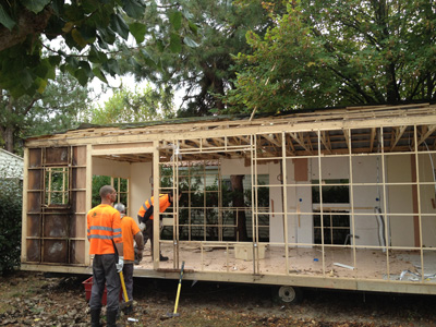 Déconstruction mobil-home sur parcelle